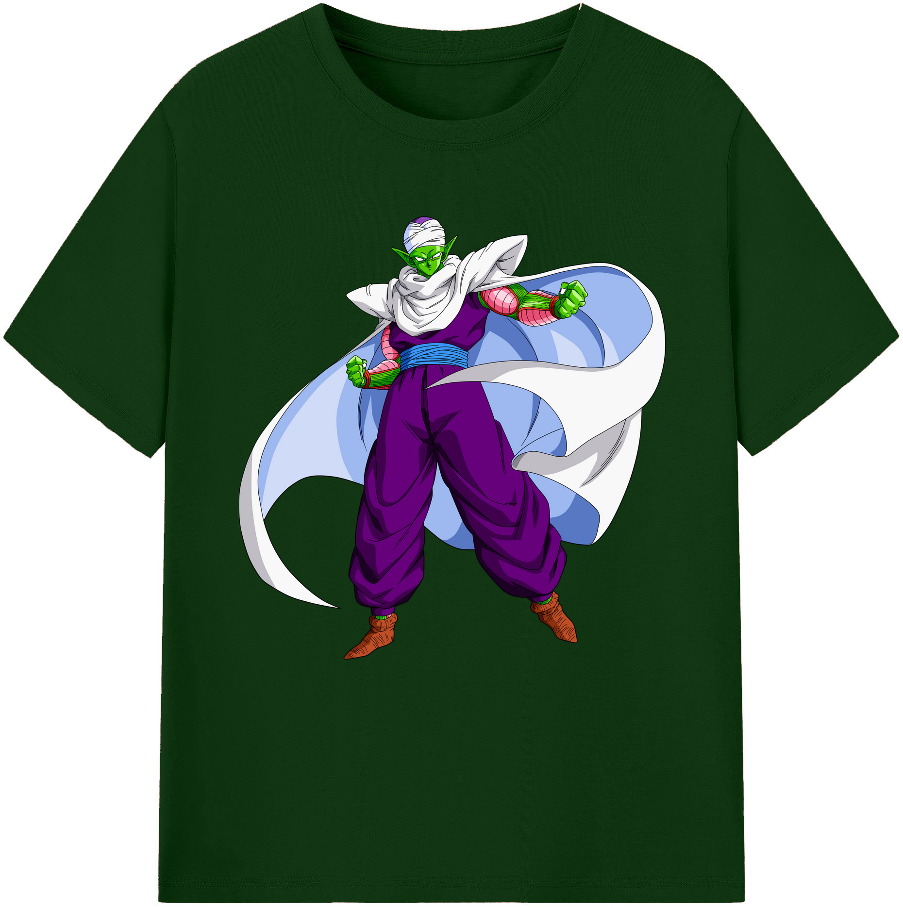 （画像用） ドラゴンボール ピッコロ DRAGON BALL Piccolo 綿100％半袖Tシャツ（フロントプリント）